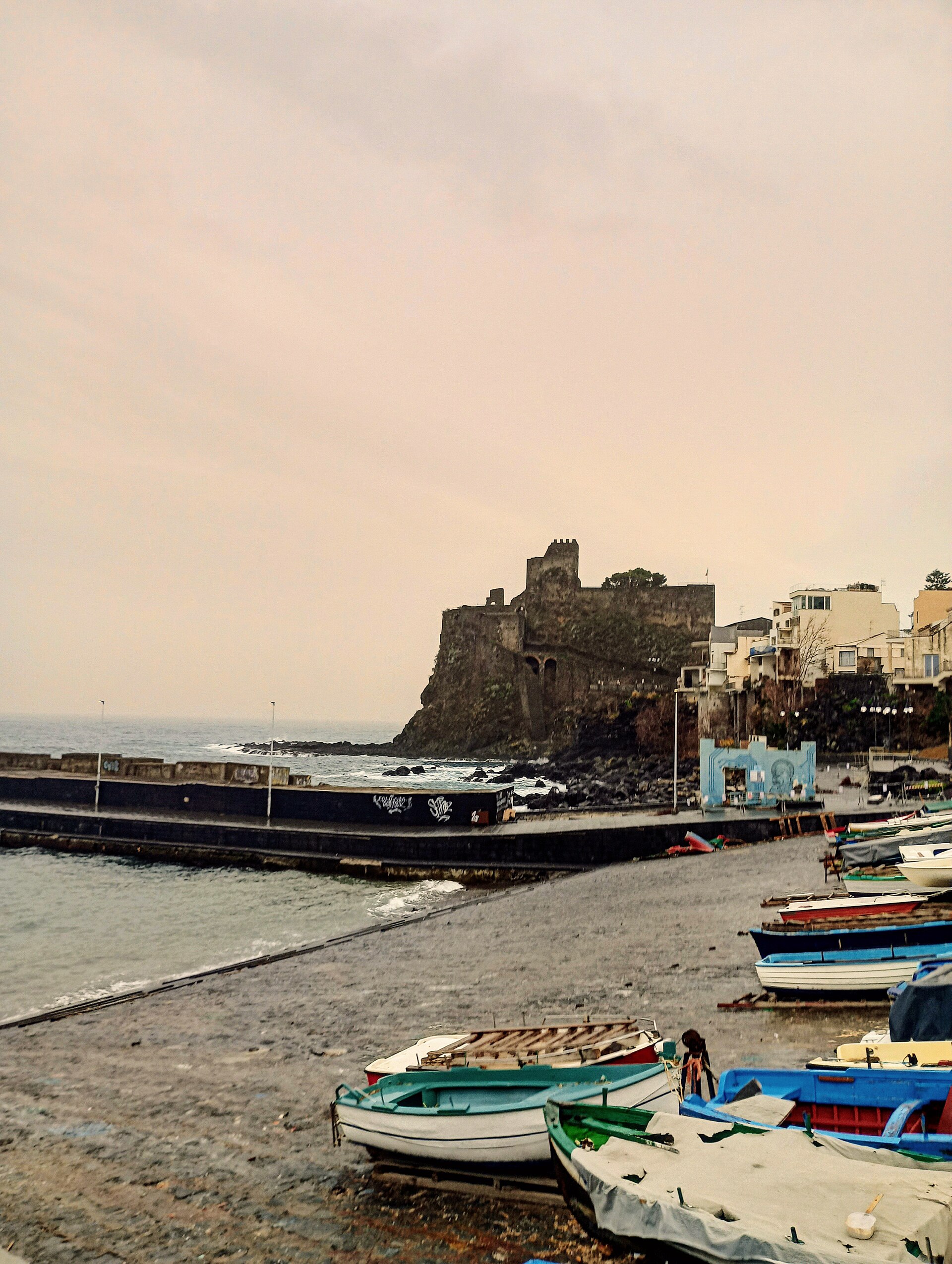 Isola Bella and the Ionian coastline near Taormina, Sicily